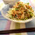 鶏皮と貝割れの梅ドレサラダ