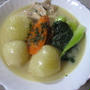 圧力鍋で！『玉ねぎ丸ごと豆乳スープ』