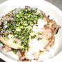 塩豚バラのみぞれ和え