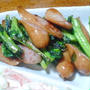 菜の花とウインナーの炒め物
