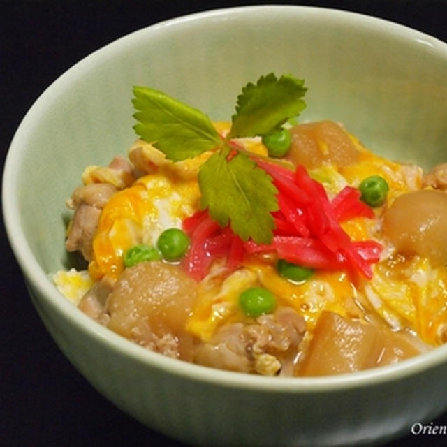 麩わ～っと塩麹鶏親子丼