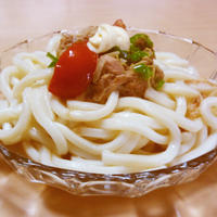 トマトとツナの冷製うどん