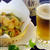 ビールがすすむ・・そら豆と海老のサクサクかき揚げ☆