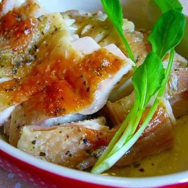 レンジで簡単 ハーブソルト蒸し鶏 By みぃさん レシピブログ 料理ブログのレシピ満載