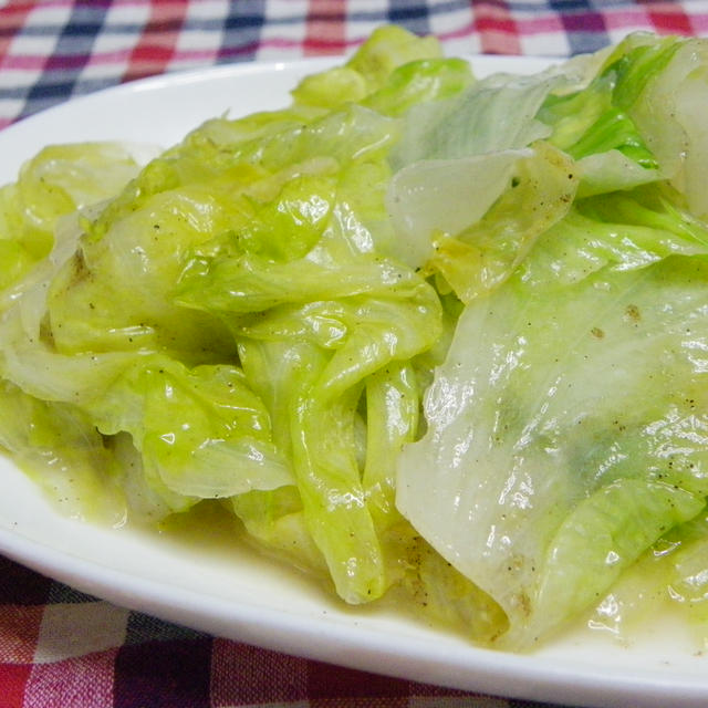 シンプルレタス炒め