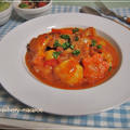 豚ヒレ肉と里芋・蓮根の根菜トマトシチュー