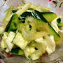 昆布だしで野菜の漬物。
