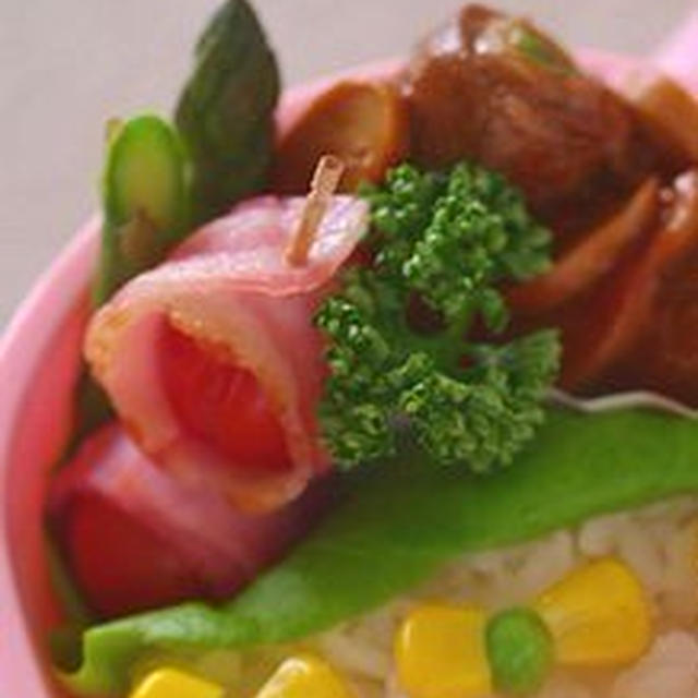 お弁当 プチトマトとベーコンのグリル By Akinoichigoさん レシピブログ 料理ブログのレシピ満載