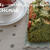 クリスマスカラー♪糖質オフ♪メレンゲでケークサレほうれん草とベーコンのパウンドケーキ