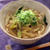 焦がし大根とねぎの味噌うどん