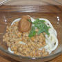 梅しそ納豆うどん