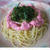 うめぇ〜！ピンクのリングをかぶったお洒落なパスタ・・・と思いきや・・・