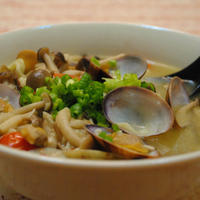 浅漬けの素で ボンゴレラーメン ☆