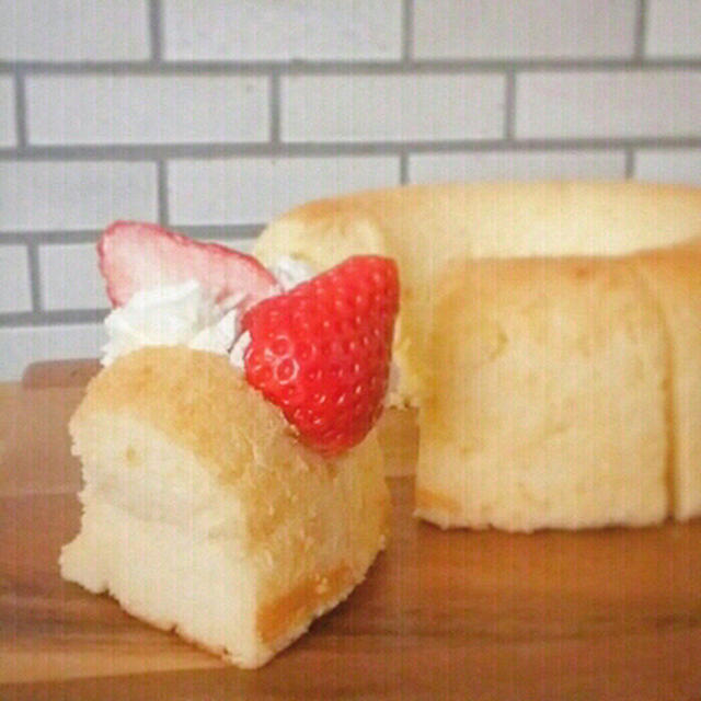 エンゼル型deシフォンケーキ By Woods Sapporoさん レシピブログ 料理ブログのレシピ満載