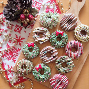 簡単可愛いホットケーキミックスでクリスマス焼きドーナツ By Beautifulseaさん レシピブログ 料理ブログのレシピ満載
