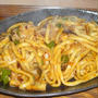 鶏肉のピリ辛焼きうどん