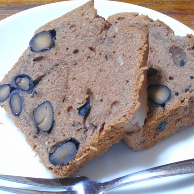 黒豆のショコラパウンドケーキ By 梅の実学園さん レシピブログ 料理ブログのレシピ満載