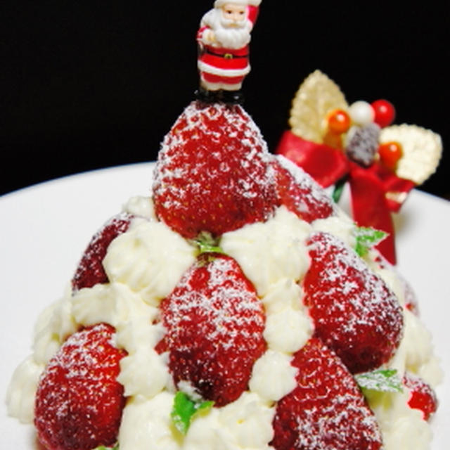 糖質制限ダイエット★Quick　Xmas-cake　★ストロベリー・ツリー・ティラミス　★　クリスマス