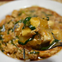 とろとろキムチ餡かけ豆腐