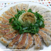 簡単♪ぺったんネギ餃子