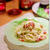 白菜とベーコンのぺペロン風パスタ