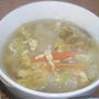 白菜のかき玉スープ