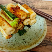 5分で簡単＊ちくわと長ネギの甘辛照り焼き