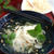 ツルツルっとわさび茶漬けで熱々にゅう麺