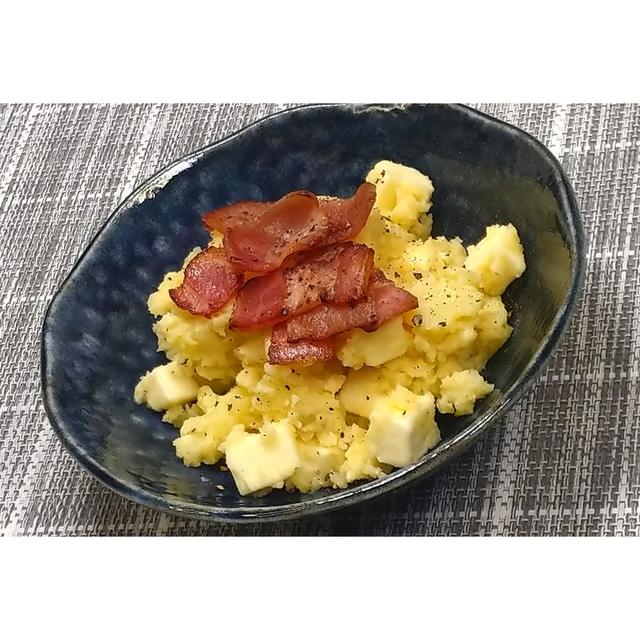 リピート決定！！美味しかったのでまた作ろうと思います♪カリカリベーコンとチーズのポテトサラダ★