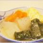 ダイエット効果が期待できるかも♪よもぎ餅と野菜の塩鍋☆☆