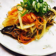 焼きさんまの南蛮漬け