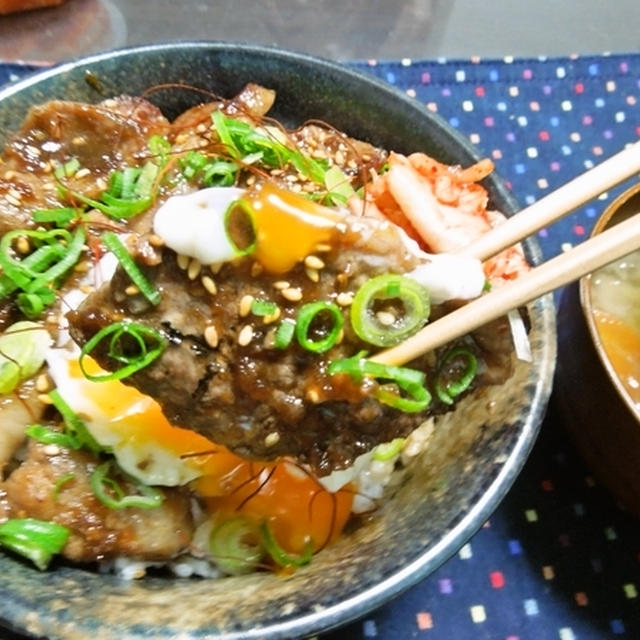 カルビ丼を作ろう