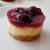 ダークチェリーのチーズケーキ