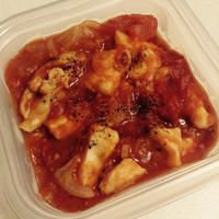 鶏胸肉のトマト煮
