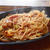 鶏肉と舞茸のトマトシチューパスタ