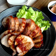 ハチミツ＆りんごで♡焼ブタ！タレ絶品ですよ。