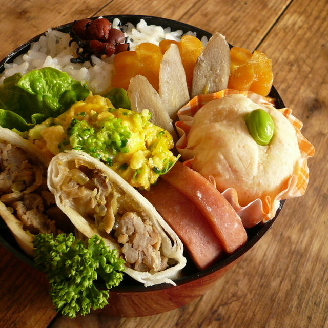 春巻き＆たらもボール弁当＆バグダッドカフェさん♪