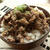 簡単10分★ひき肉とナスのなめたけ丼