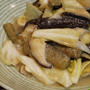 茄子とキャベツの塩麹味噌炒め