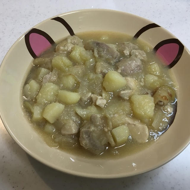 おろし玉ねぎの鶏肉じゃが