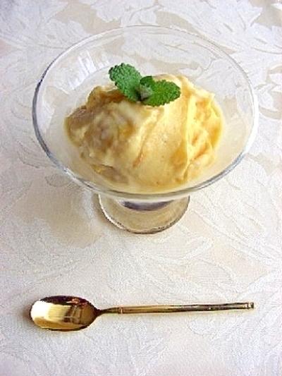 マンゴーのアイスクリーム