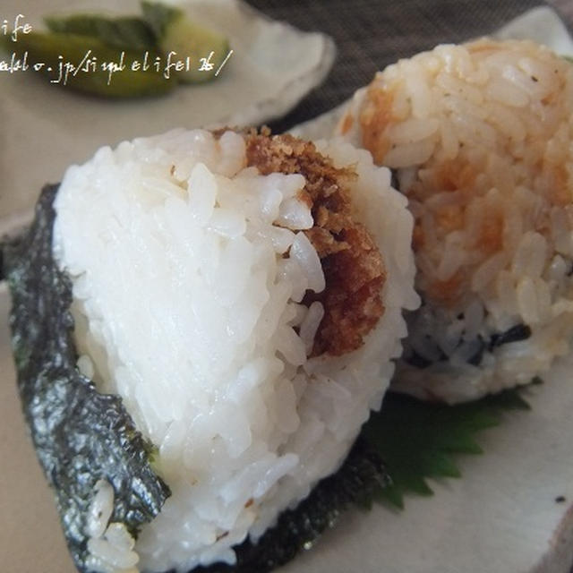 鶏カツ巻きおにぎり