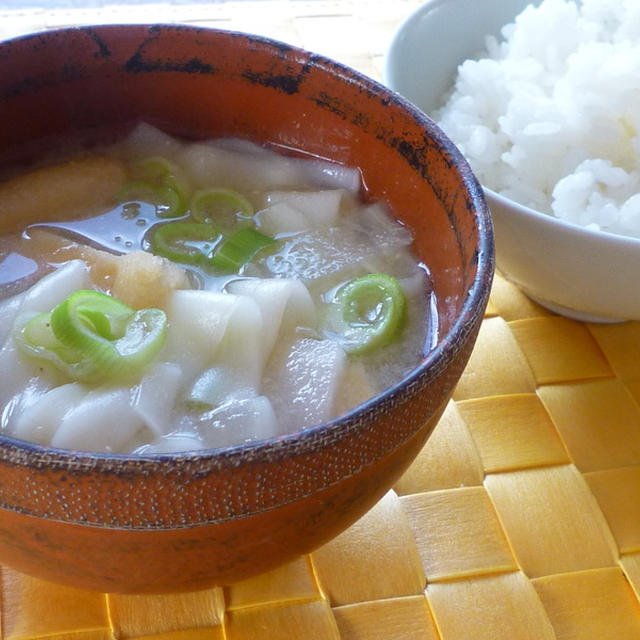 徳島産　ふし麺の味噌汁