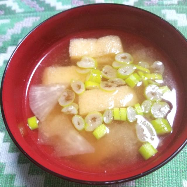 大根と油揚げの味噌汁 By 春菜食堂さん レシピブログ 料理ブログのレシピ満載