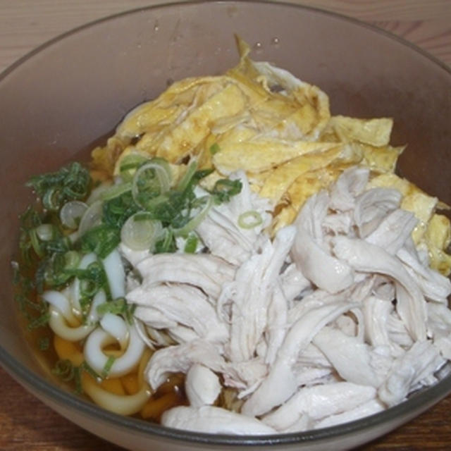 冷やし親子うどん