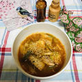 鯖の味噌煮缶の お手軽キムチスープ