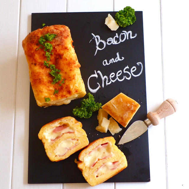 クロック・ケーク〜ベーコン&チーズ