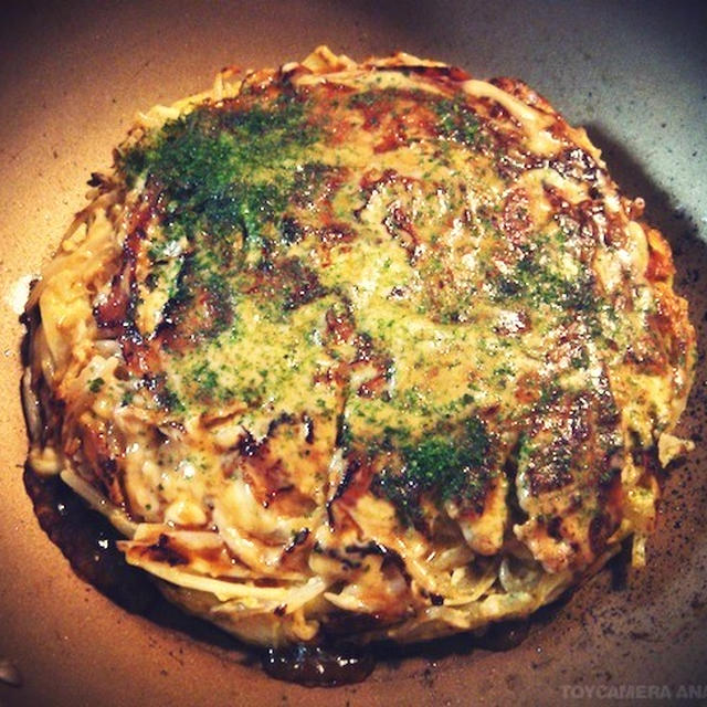 もやしのお好み焼き