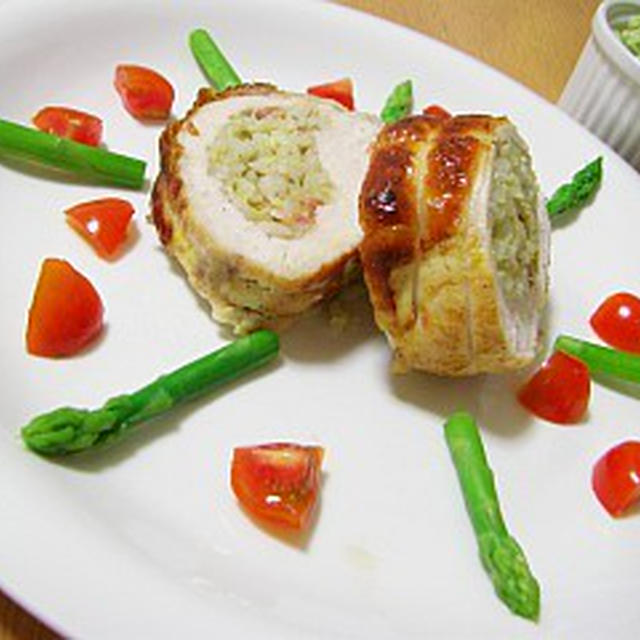麦いっぱいのローストチキン＆ヘルシー☆アボカドディップ