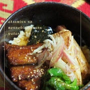 土用丑の日に☆さんまのかば焼きスタミナ風